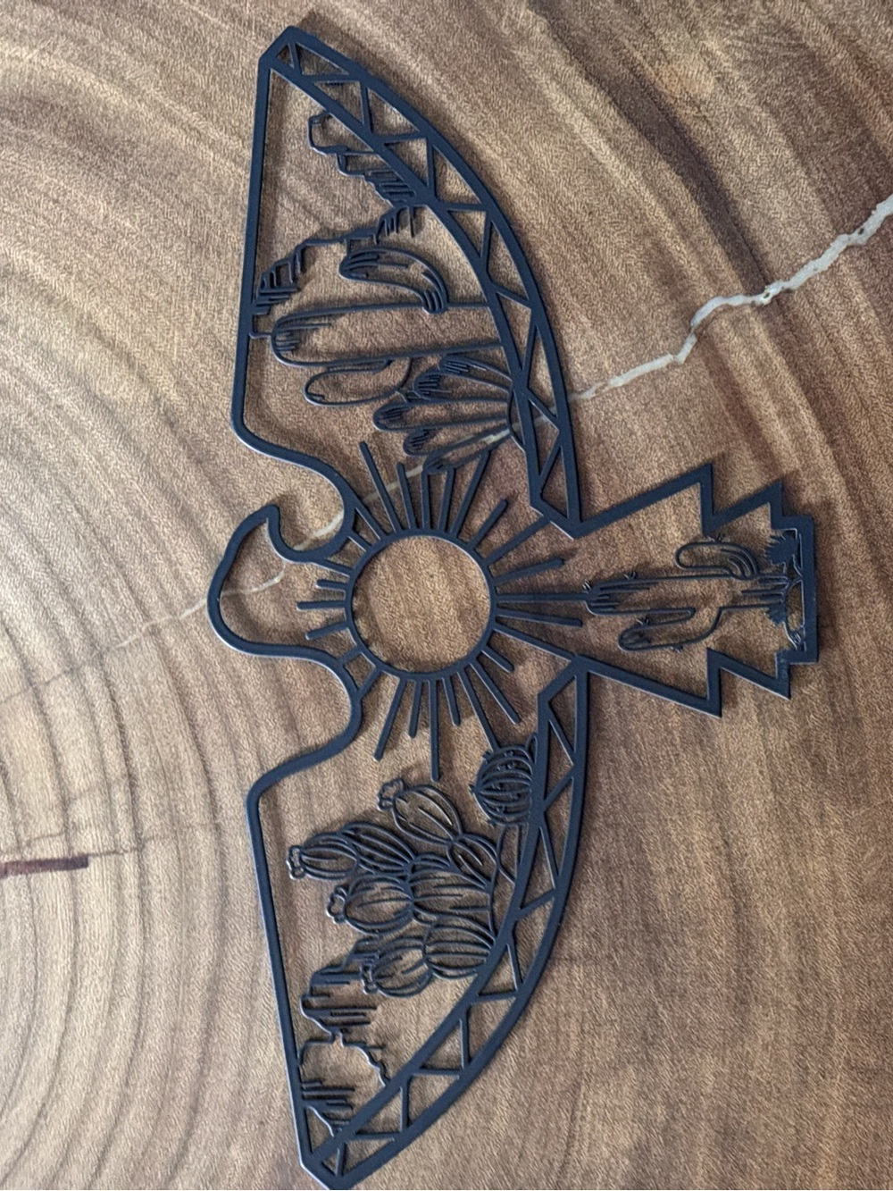 Southwestern / Native American Thunderbird Eagle (Metal Decoration)